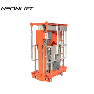 رافعة كهربائية متحركة مزدوجة الصاري الألومنيوم