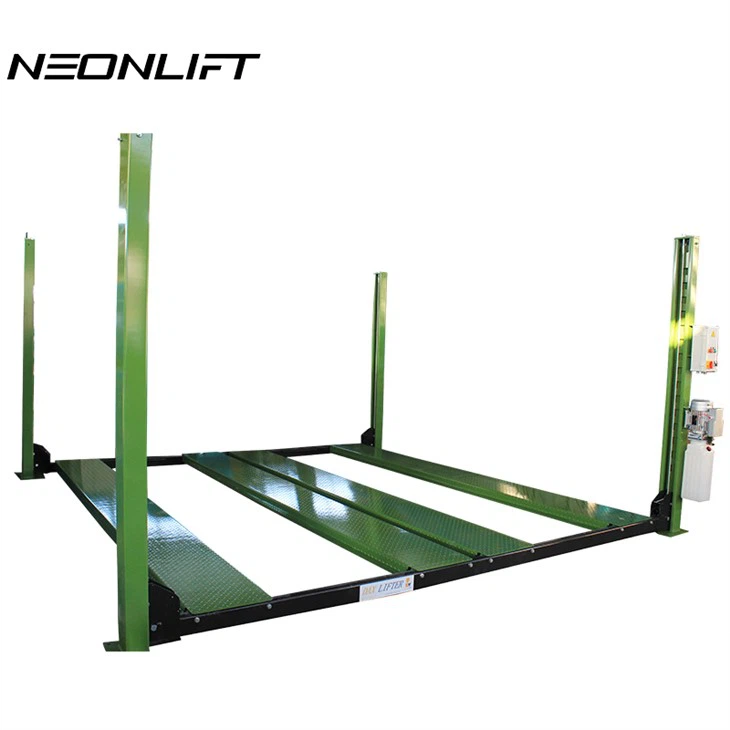 مصعد موقف السيارات ذو المنصة المزدوجة